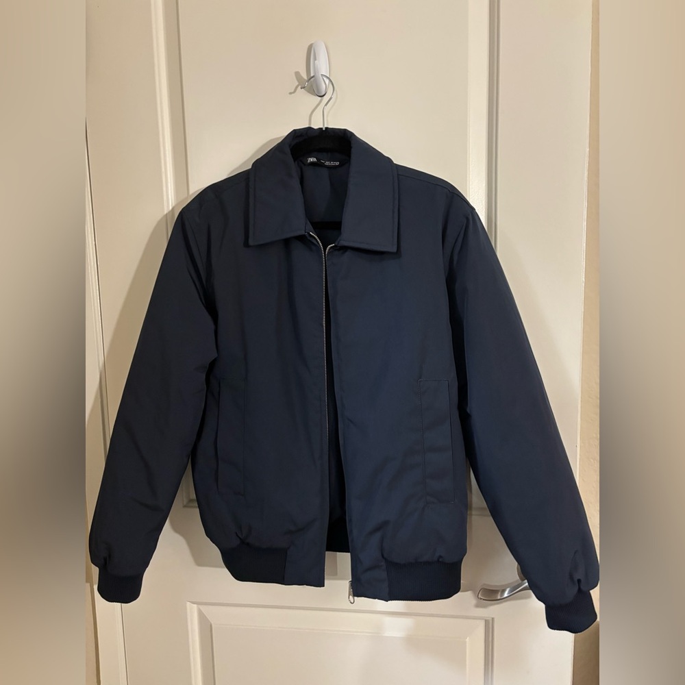 Zara Padded Bomber Jacket NWOT
